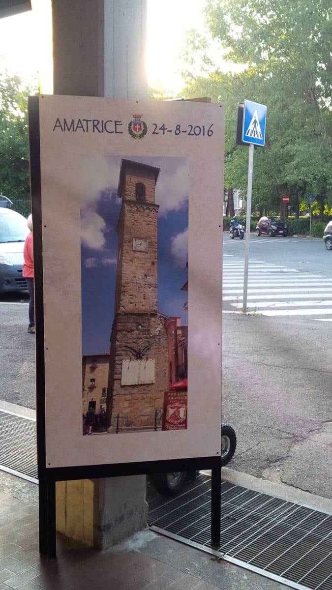 Amatrice prima e dopo il terremoto