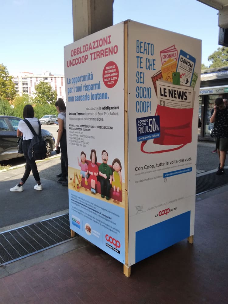 L'Arte nel Portico. Edizione 2020 | Postazione Coop