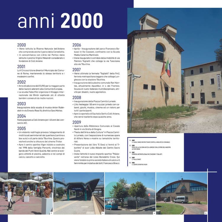 50 anni Colli Aniene | Anni 2000