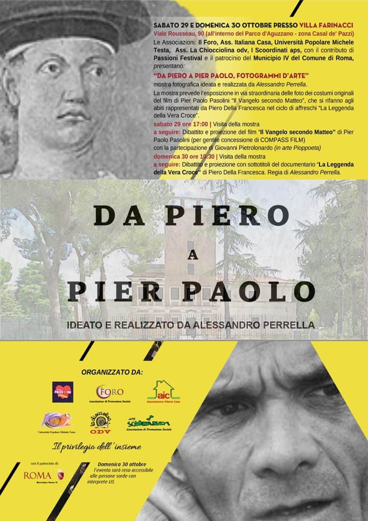 Da Piero a Pier Paolo, fotogrammi d'arte | Locandina